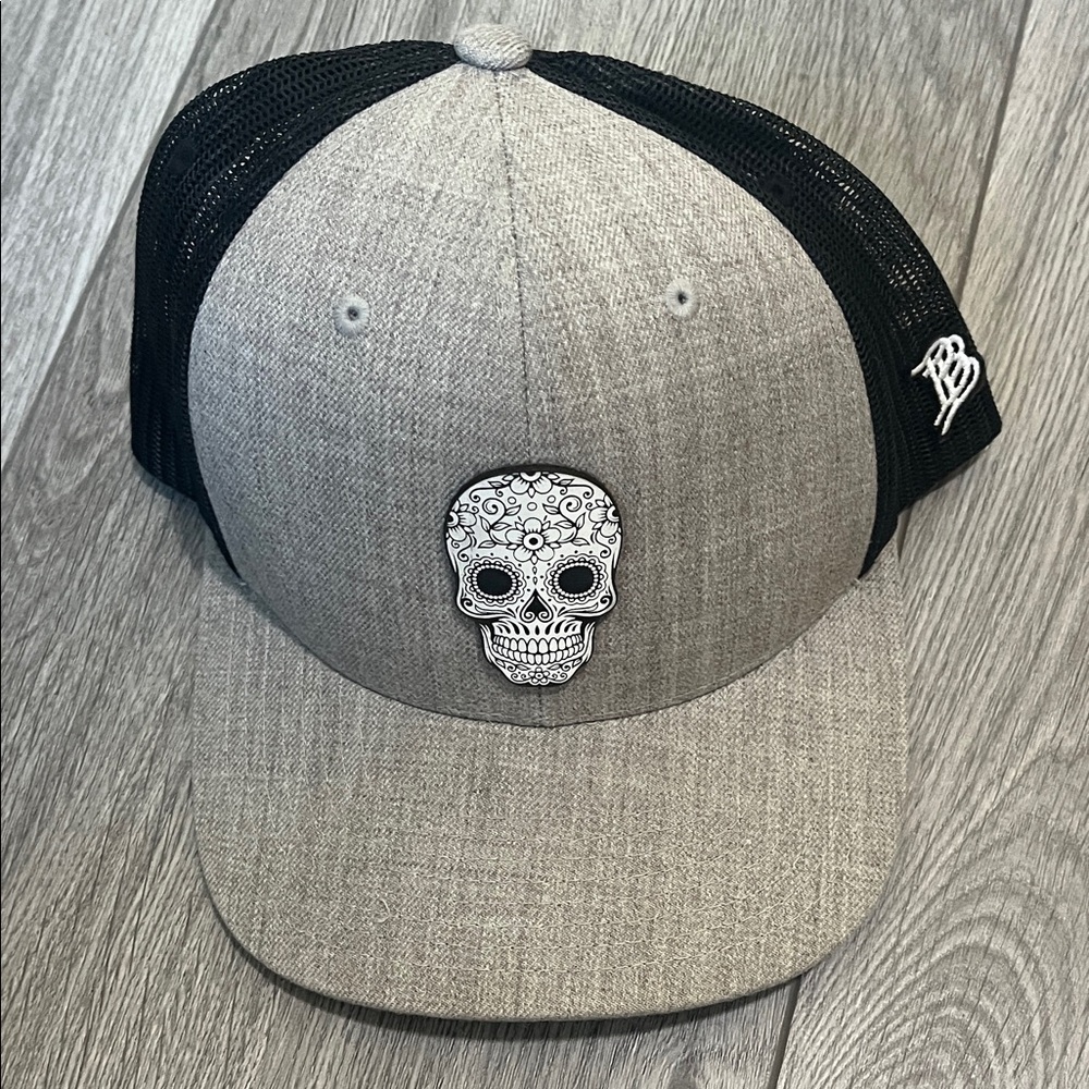 Branded Bills Skull SnapBack (Black/Gray)